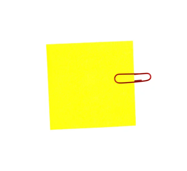Yellow sticker — Stock Photo, Image