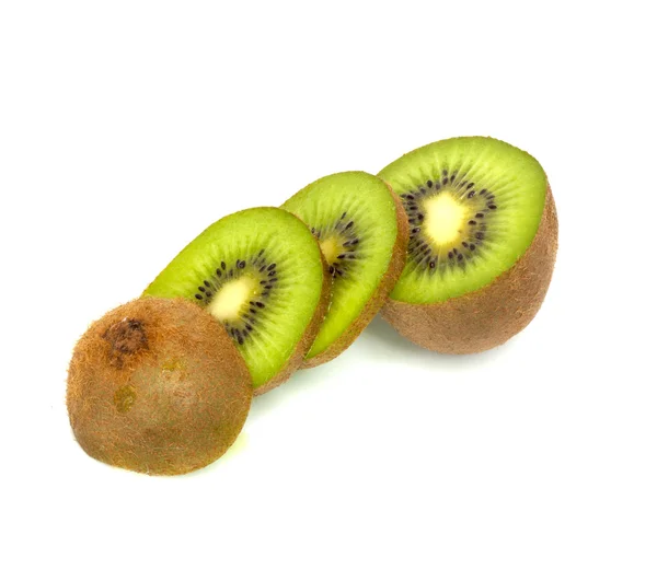 Owoce kiwi izolowane na białym tle — Zdjęcie stockowe