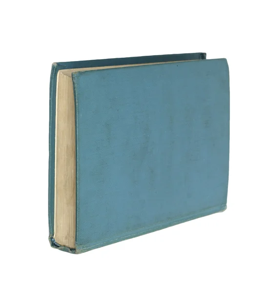 Blaues Buch isoliert auf weißem Hintergrund — Stockfoto