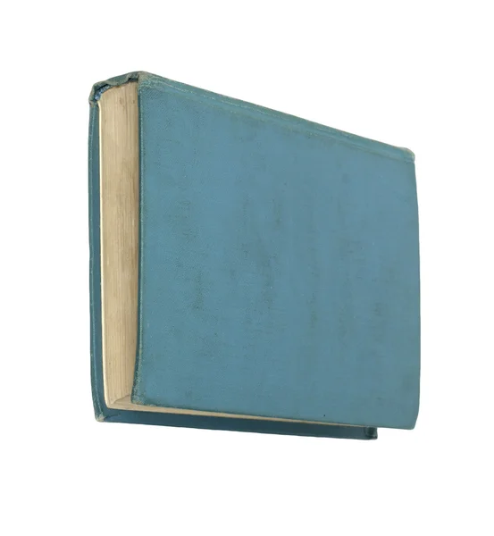 Libro azul aislado sobre fondo blanco —  Fotos de Stock