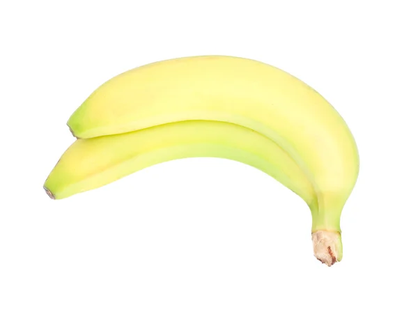 Egy csomó banán elszigetelt fehér alapon — Stock Fotó