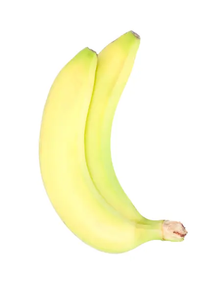 하얀 배경에 따로 떼어 놓은 바나나 다발 — 스톡 사진