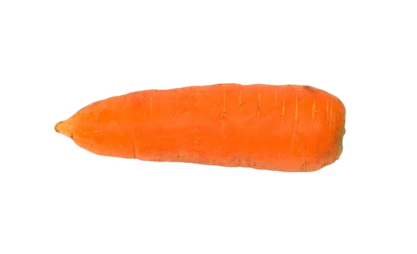 Modne gulerødder isoleret på en hvid baggrund - Stock-foto