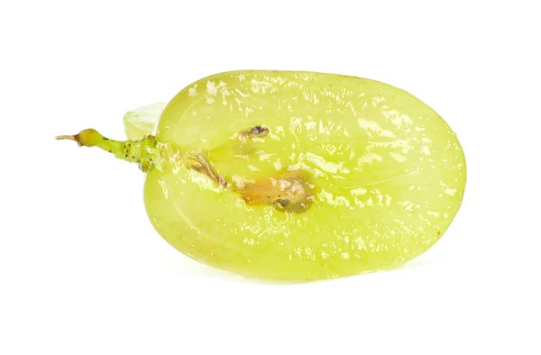 白色背景的葡萄 — 图库照片