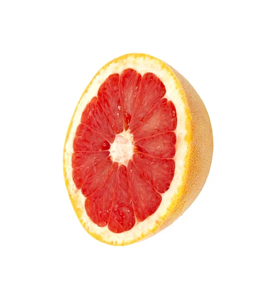 Red grapefruit close-up macro shot — Stock Photo, Image