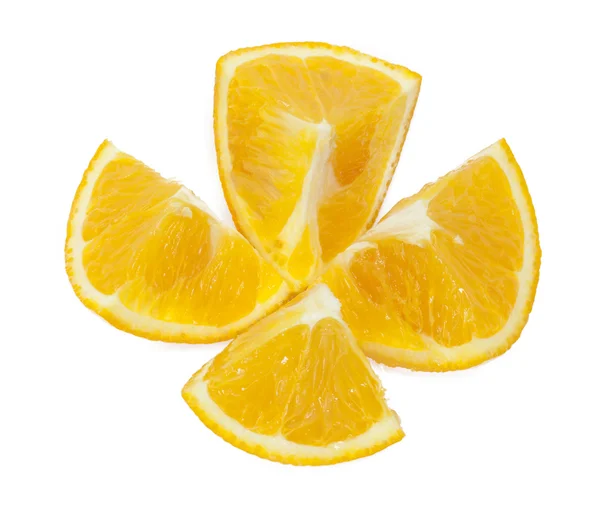 Oranges isolated on white — Stock Photo, Image