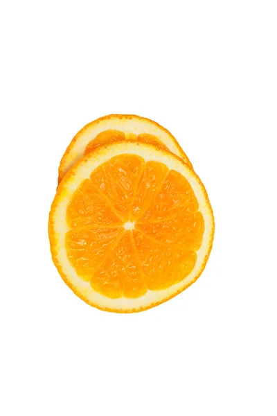 Szelet narancs. elszigetelt fehér. — Stock Fotó