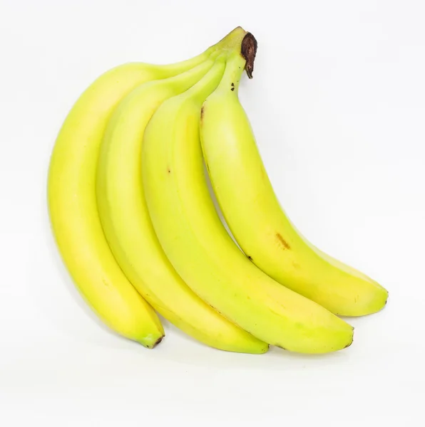 Banana bunch isolated on whiye — Stock Photo, Image