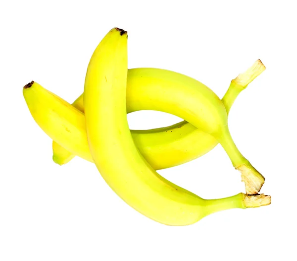 Plátanos de árbol aislados en blanco — Foto de Stock