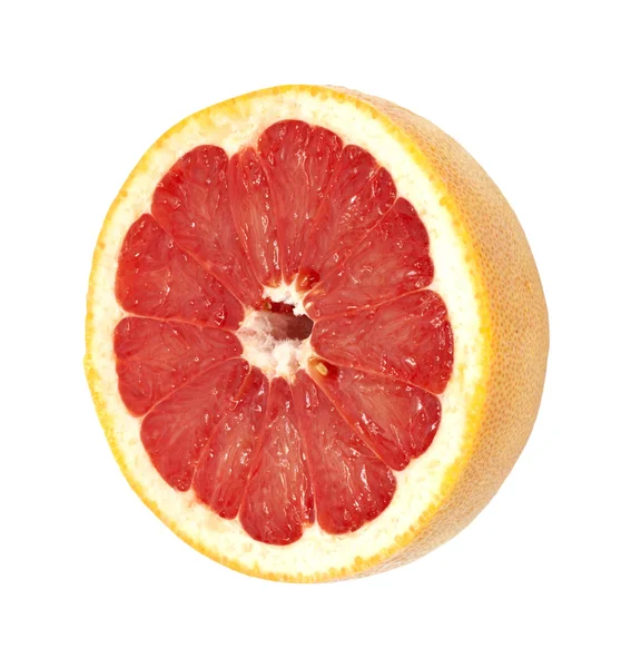 Tiro macro de primer plano de pomelo rojo — Foto de Stock