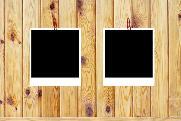 Fundo de madeira da colheita com moldura — Fotografia de Stock