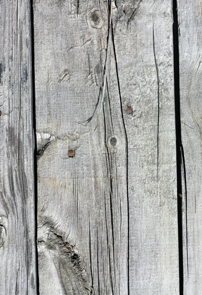 关闭灰色木制栅栏面板 — 图库照片