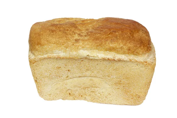 Vekni kenyér elszigetelt fehér alapon — Stock Fotó