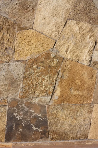 不定型石头墙上的图案，墙的岩石 — 图库照片