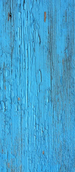 Cierre sobre paneles de madera azul de la valla — Foto de Stock