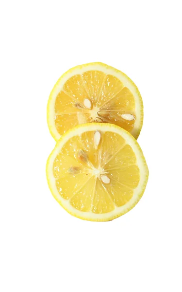 Limón sobre fondo blanco — Foto de Stock