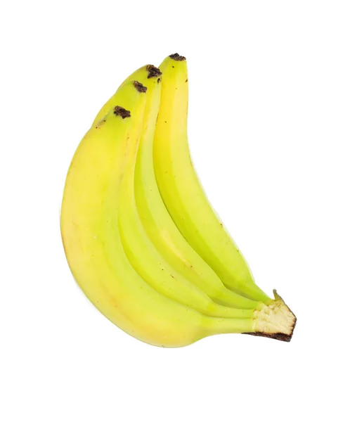 Banana bunch isolated on whiye — Stock Fotó