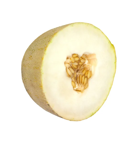 Meloen op een witte achtergrond — Stockfoto