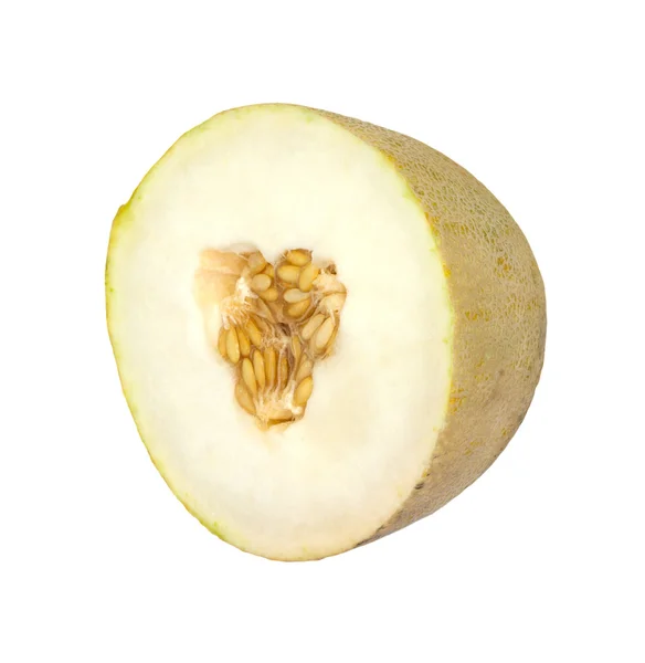 Melon na białym tle — Zdjęcie stockowe