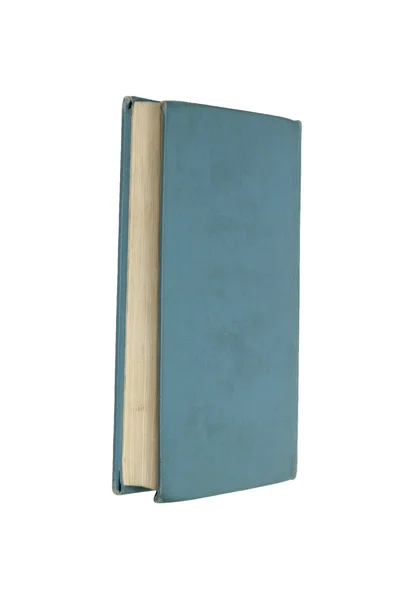 Блакитна книга ізольована на білому тлі — стокове фото