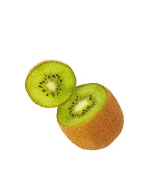 Beyaz arkaplanda Kiwi