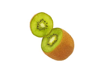 Beyaz arkaplanda Kiwi