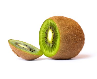 Beyaz arkaplanda Kiwi