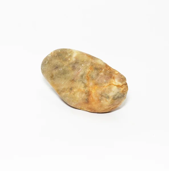Piedra aislada sobre fondo blanco — Foto de Stock