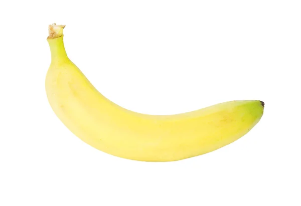 Banane mûre isolée sur fond blanc — Photo