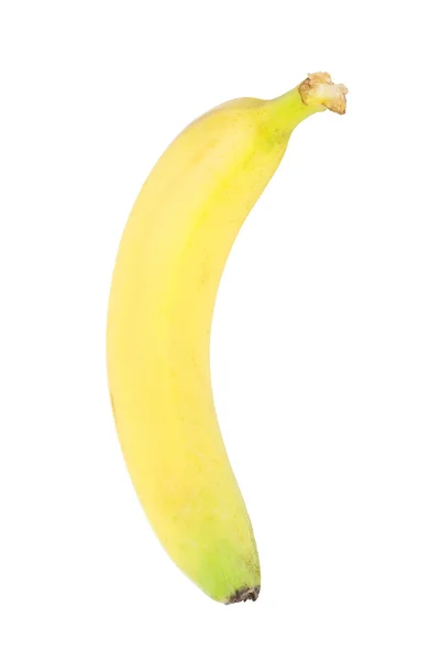 Banana matura isolata su sfondo bianco — Foto Stock
