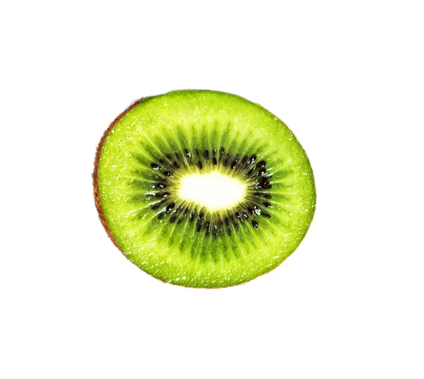 Kiwi auf weißem Hintergrund — Stockfoto