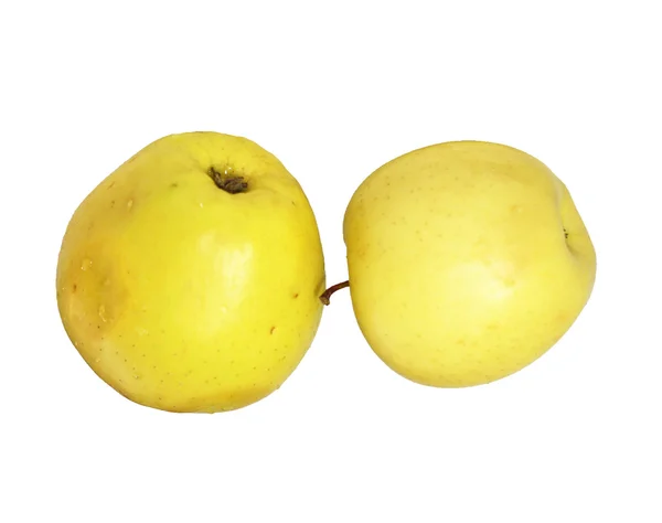 Яблоко изолированы на белом — стоковое фото