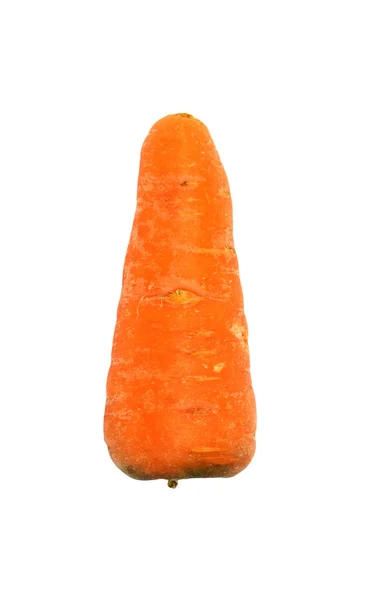Frisk gulerod isoleret på hvid baggrund - Stock-foto