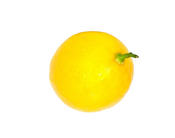 Lemon kopyalama alanı olan beyaz arkaplanda izole edildi — Stok fotoğraf