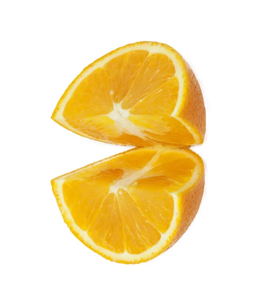 Pomarańcze na białym tle — Zdjęcie stockowe