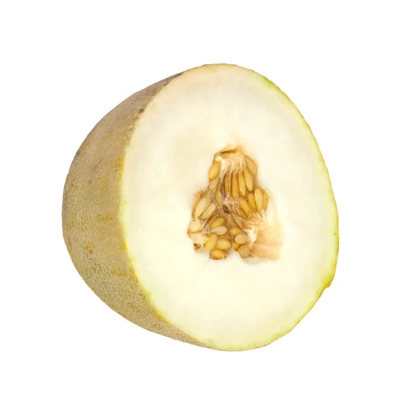 Melon på en vit bakgrund — Stockfoto