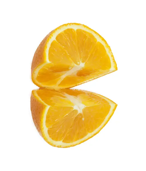 Oranges sur fond blanc — Photo