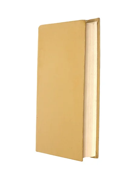 白地に隔絶された黄色い本 — ストック写真