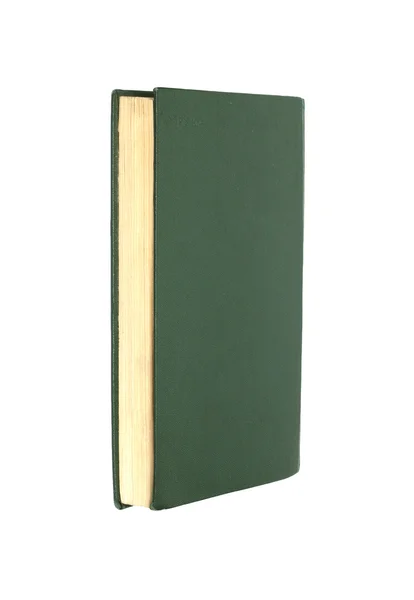 孤立在白色背景上的绿色书籍 — 图库照片