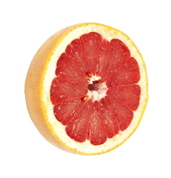 Tiro macro de primer plano de pomelo rojo —  Fotos de Stock