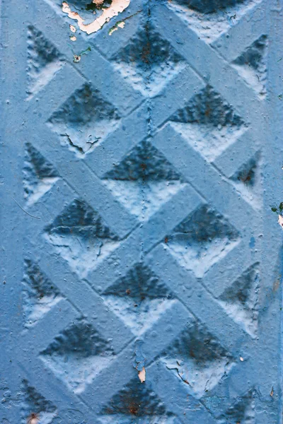 Fondo abstracto de una cerca de hormigón pintado en azul oscuro — Foto de Stock