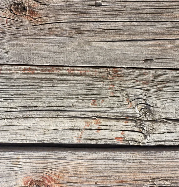 Close-up van grijze houten hekpanelen — Stockfoto