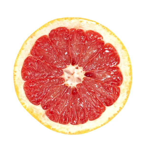 Красный грейпфрутовый крупный план — стоковое фото