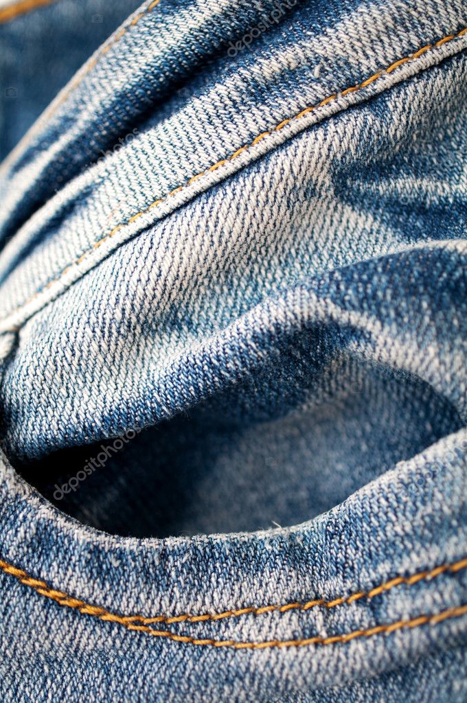 The Texture Of The Denim Is Stitched With Orange Thread, Texture, Jeans  Closeup Stock Photo, Picture and Royalty Free Image. Image 121847313.