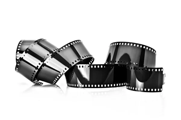 35mm filmový pás izolované na bílém pozadí — Stock fotografie