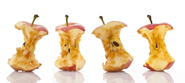 Núcleos de maçã — Fotografia de Stock