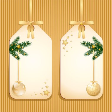 Christmas banners clipart