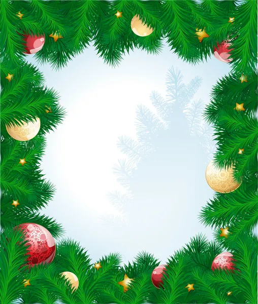 stock vector Christmas frame