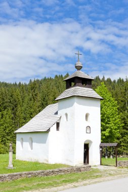 Church in Museum of Kysuce village, Vychylovka, Slovakia clipart