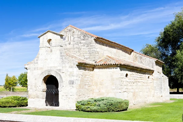 Church of San Juan Bautista, Banos de Cerrato, Castile and Leon, — Stock Photo, Image